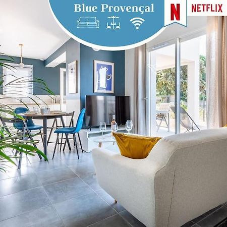 ☆ Blue Provencal Appartement ☆ Morieres-les-Avignon Esterno foto