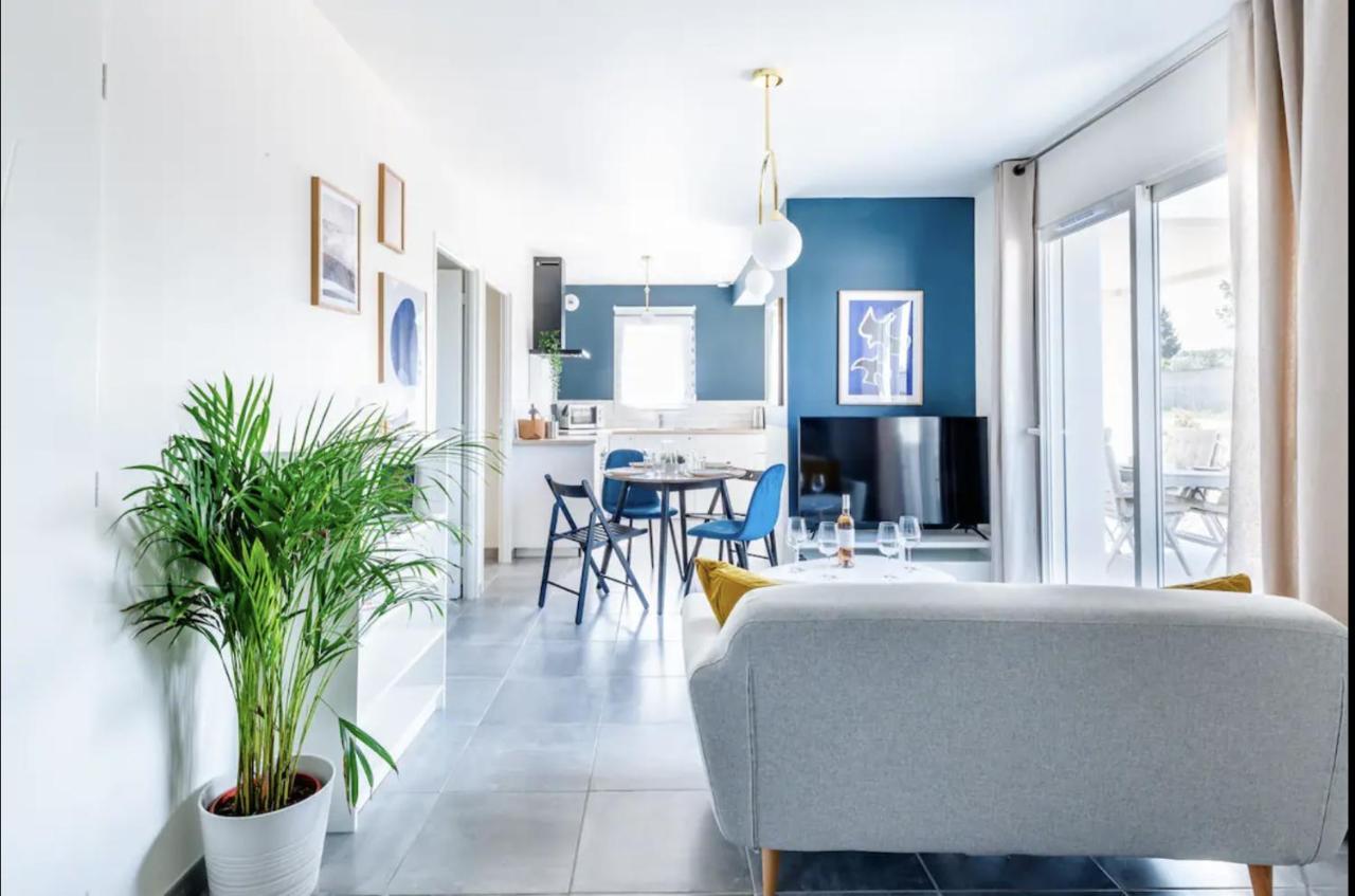 ☆ Blue Provencal Appartement ☆ Morieres-les-Avignon Esterno foto