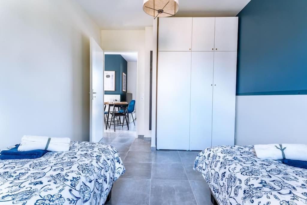 ☆ Blue Provencal Appartement ☆ Morieres-les-Avignon Esterno foto