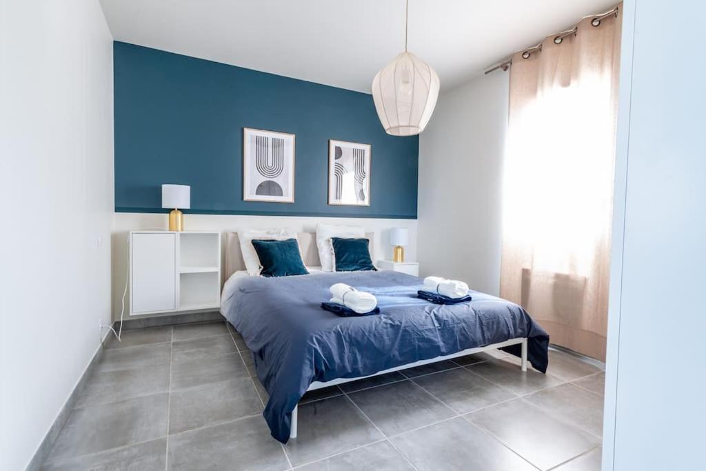☆ Blue Provencal Appartement ☆ Morieres-les-Avignon Esterno foto