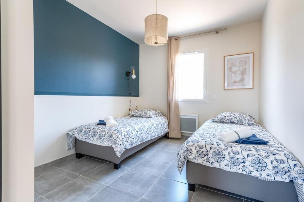☆ Blue Provencal Appartement ☆ Morieres-les-Avignon Esterno foto